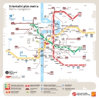 Prague Metro Orientation Plan [jpg]